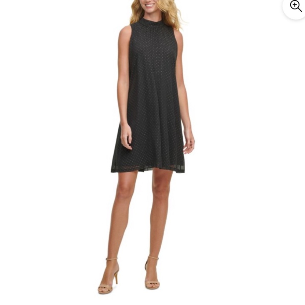 Tommy Hilfiger Women’s Black Sleeveless Short Cocktail Dress - NWT - Picture 2 of 8